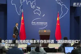 外交部：台湾地区根本不存在所谓“国际防疫缺口”视频封面