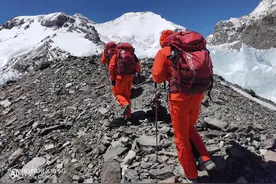 封在现场丨徒步9公里 耗时5小时 珠峰测量登山队到达6500米前进营地图片