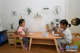 浙江杭州：幼儿园大班幼儿开学图片