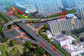 福州“西2.5环”动工 工业路将建两座立交桥、三座高架桥图片
