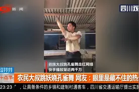 农民大叔跳孔雀舞 网友：眼里是藏不住的热爱图片