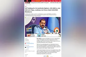 印空军计划采购450架战斗机，部署在印度北部和西部边境图片