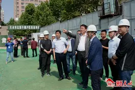 王军在秦州区检查调研保障性住房老旧小区改造及住宅小区物业管理情况图片