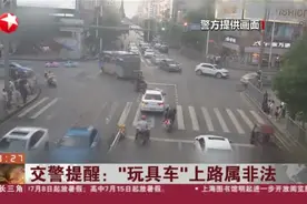交警提醒：“玩具车”上路属非法视频封面
