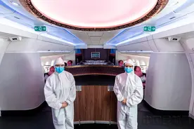 卡塔尔航空优化机组人员及乘客机上防控措施图片