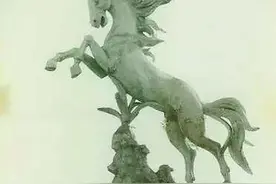 “马”系列雕塑 以马为伴 策马扬鞭图片