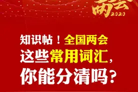 14组全国两会常用词汇，你能分清吗？网友：说不定考试会考图片
