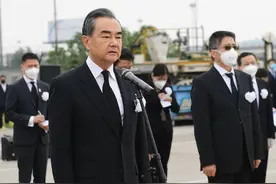 王毅赴机场接已故中国驻以色列大使杜伟回家图片