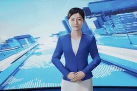 不是真人！全球首位3D版AI合成主播亮相：能随时更改服装、变换发型图片