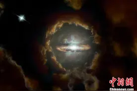 宇宙大爆炸15亿年后形成大质量旋转星系盘被发现图片