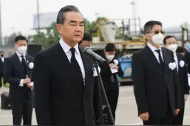 王毅接已故大使杜伟回家图片