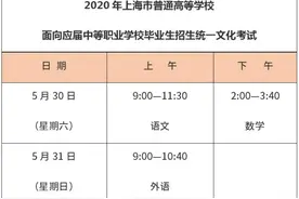 三校生高考月底进行，市教育考试院提醒考生：需注册随申码或申请亲属随申码图片