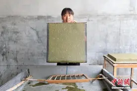 探访陕西起良村“熊猫纸”用熊猫粪便制作纸图片