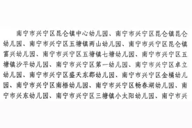 公告|南宁市兴宁区第一批通过验收幼儿园名单图片