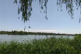 散文诗.平静的大海 海天相连 阳光铺满大地图片