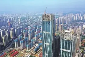 长沙“河西第一高楼”预计6月竣工图片