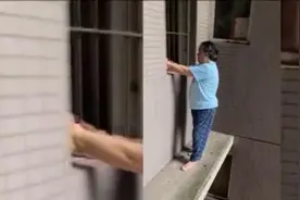 为了救心爱的小猫咪 八旬老人从11楼翻窗出去图片