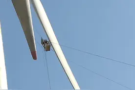 风力发电机组延寿：叶片检查图片