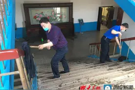 山能肥矿曹庄煤矿开展“爱国卫生”志愿服务活动图片