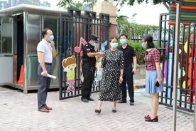 兴宁区政府副区长梁翠榕一行深入兴宁第一幼儿园调研开学疫情防控工作图片