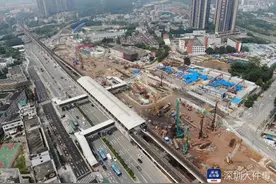 拟后年建成！深圳大运综合交通枢纽4线交汇，面积是17个地铁站图片