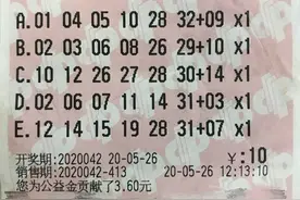 10元击中841万元！深圳彩民中双色球一等奖图片