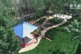 河北任县：变废为宝造乡土游园 家门口送“绿色福利”图片