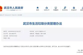 7月1日起施行！武汉出台垃圾分类管理办法图片