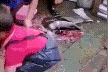 小朋友杀鱼去鳞手法熟练一气呵成！网友：再不开学可以继承父业了图片