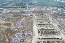 杭州西站枢纽项目全面开工！仓前街道成立双铁项目党建联盟图片