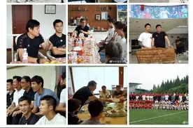 国足官方发文感谢徐根宝教练，根宝赠书法作品勉励弟子图片