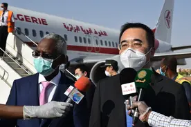 中国政府抗疫医疗专家组抵达苏丹图片