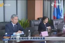 威海职业学校与国外学校云端对话，共商校际发展，分享战疫经验视频封面