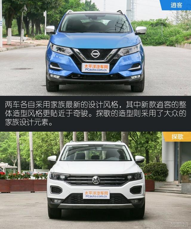 日产逍客对比大众探歌“德日”家用SUV之争