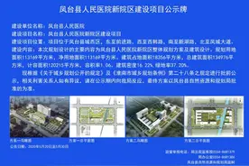 凤台县人民医院新院区建设项目来了图片