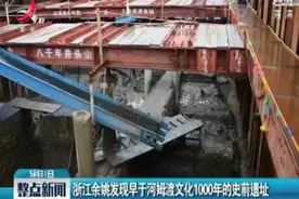 浙江余姚发现早于河姆渡文化1000年的史前遗址视频封面