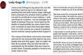 Lady Gaga也向特朗普“开火”：他提供的只有无知和偏见图片
