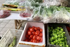 地摊烟火｜80后夫妻摆摊卖菜：为了孩子过得好一点，累点也值得图片