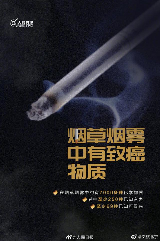 今天是世界无烟日，一起转发，拒绝二手烟