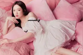 六一发糖！火箭少女粉色大片 孟美岐吴宣仪变公主图片