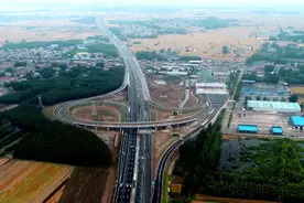 突破“卡脖子工程”，京沪高速改扩建工程兰陵互通建成通车图片