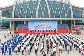 湖南邵阳高铁南站扩改工程于6月1日开工建设图片