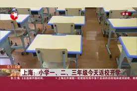 上海：小学一、二、三年级今天返校开学视频封面