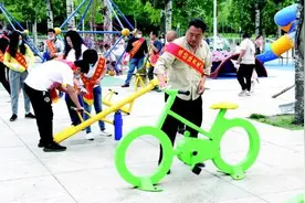潍坊儿童健身乐园正式对外开放图片