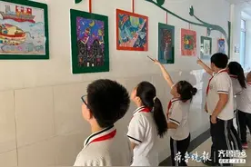 以美育人 以艺育才——东营区瀚文小学庆六一美术作品展图片