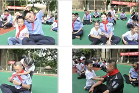 亲子活动庆六一 小小萌娃进警营图片