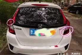 冰雹突袭泰城把车砸成“筛子”，换灯加喷漆要花4000多图片