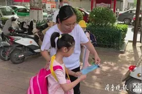 “六一”刚过枣庄最后一批小学生复学，今天记者打卡立新小学图片