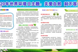 世界环境日丨世界环境日宣传海报来了：关爱自然，刻不容缓！图片
