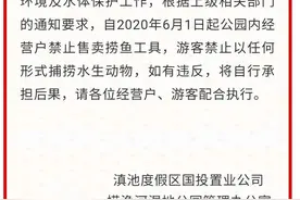 注意！6月1日起 昆明捞渔河湿地公园不能捞鱼了图片
